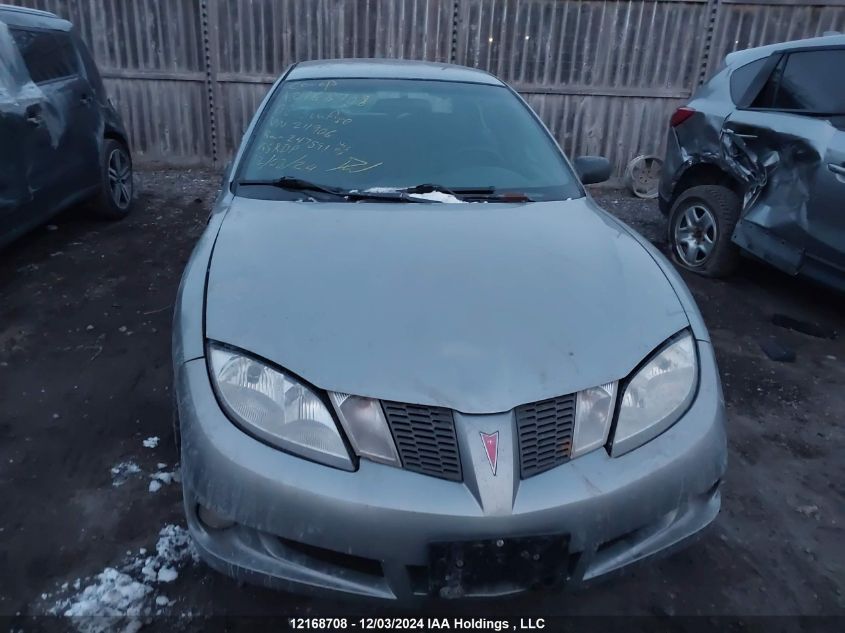 2005 Pontiac Sunfire VIN: 3G2JB52F35S211906 Lot: 12168708