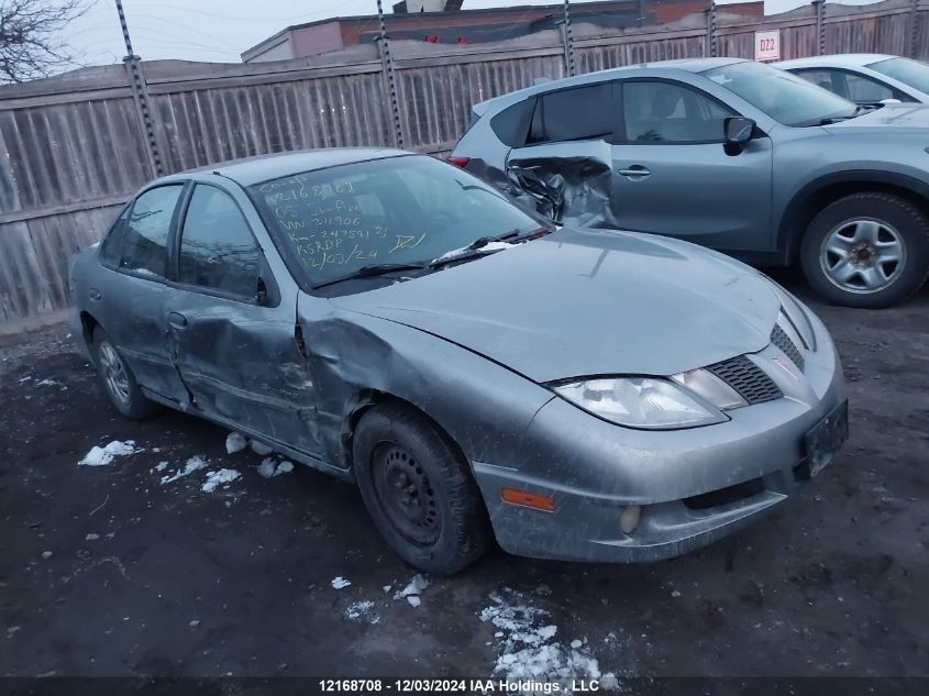 2005 Pontiac Sunfire VIN: 3G2JB52F35S211906 Lot: 12168708