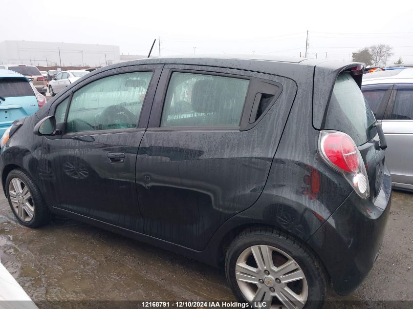 2015 Chevrolet Spark VIN: KL8CD6S99FC765904 Lot: 12168791