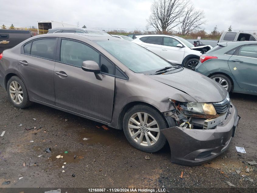 2012 Honda Civic Ex 4Dr VIN: 2HGFB2F51CH016941 Lot: 12168867