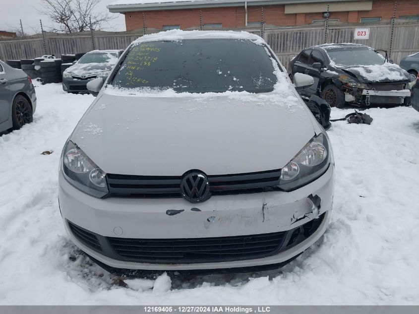 2012 Volkswagen Golf VIN: WVWBA7AJ2CW243218 Lot: 12169405