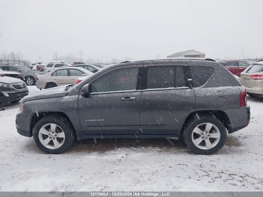 2016 Jeep Compass Sport/North VIN: 1C4NJDAB0GD722128 Lot: 12170033