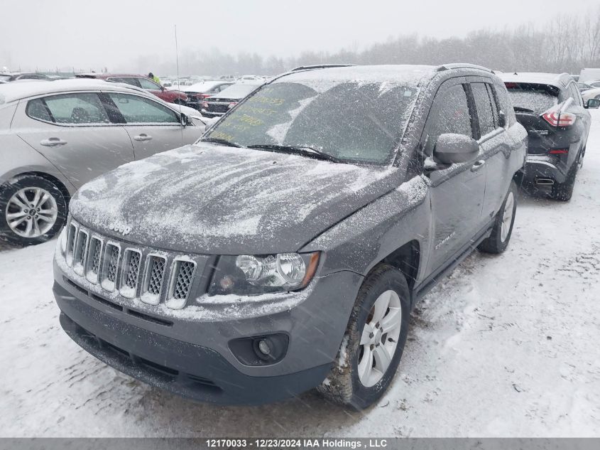 2016 Jeep Compass Sport/North VIN: 1C4NJDAB0GD722128 Lot: 12170033