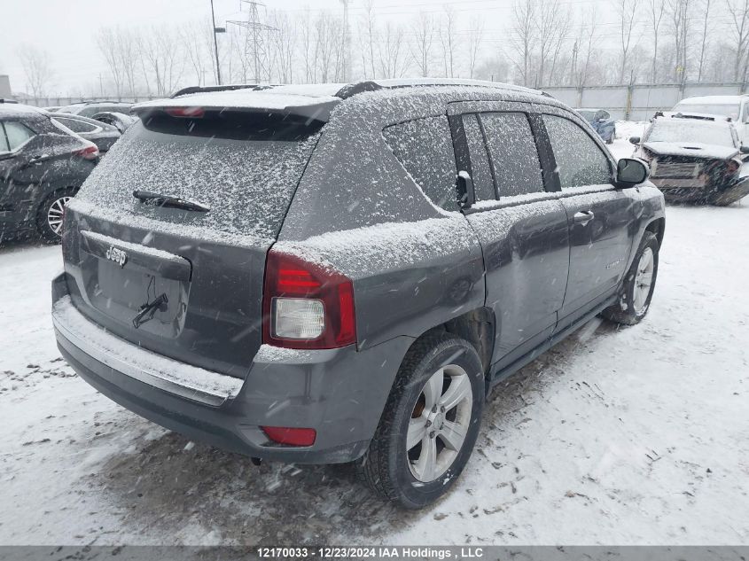 2016 Jeep Compass Sport/North VIN: 1C4NJDAB0GD722128 Lot: 12170033