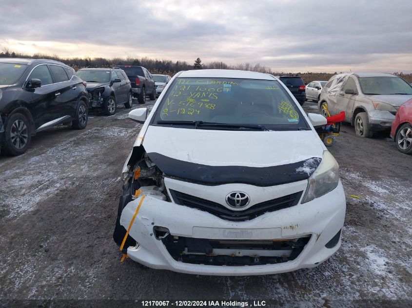 2012 Toyota Yaris VIN: JTDKTUD31CD516988 Lot: 12170067