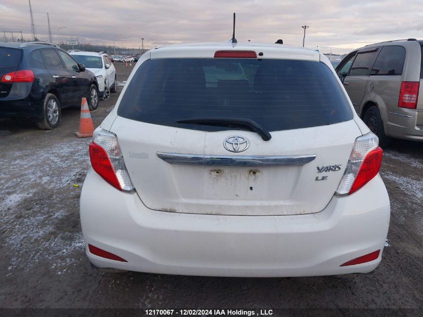 2012 Toyota Yaris VIN: JTDKTUD31CD516988 Lot: 12170067