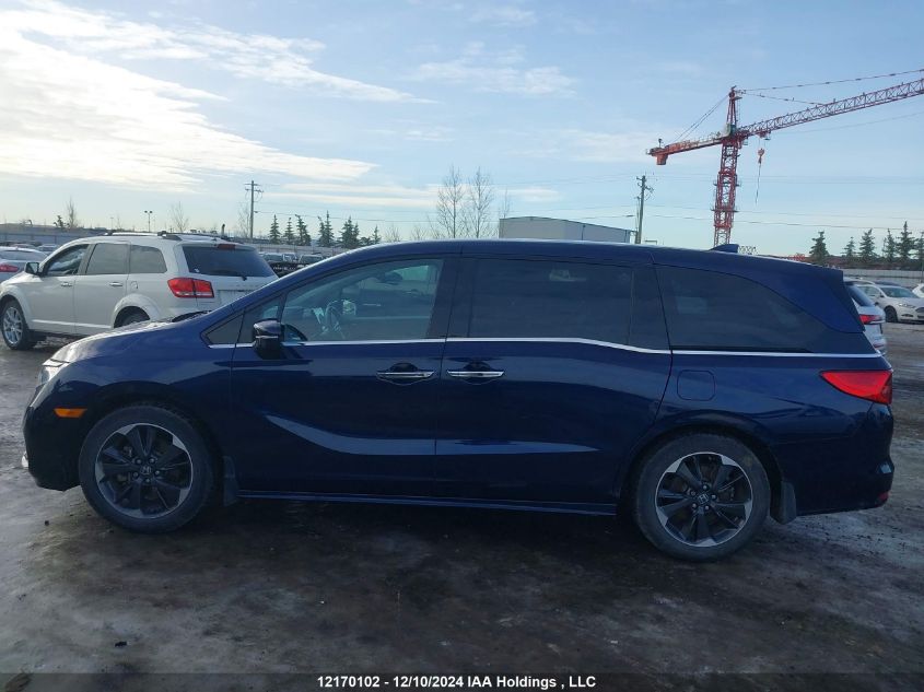 2022 Honda Odyssey VIN: 5FNRL6H83NB500822 Lot: 12170102