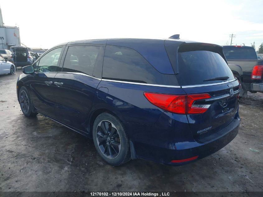 2022 Honda Odyssey VIN: 5FNRL6H83NB500822 Lot: 12170102