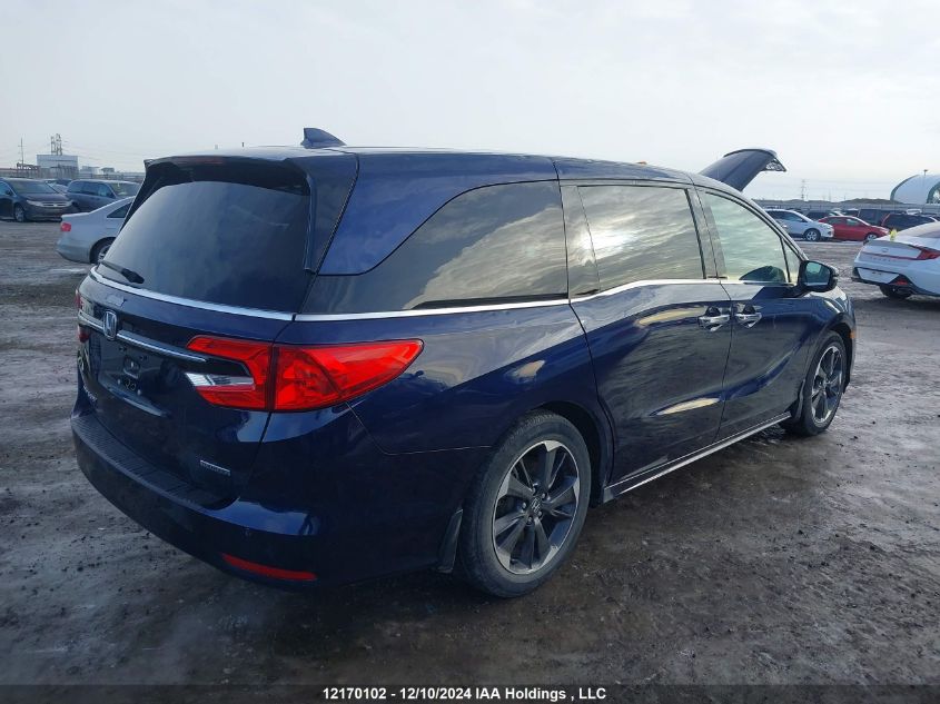 2022 Honda Odyssey VIN: 5FNRL6H83NB500822 Lot: 12170102