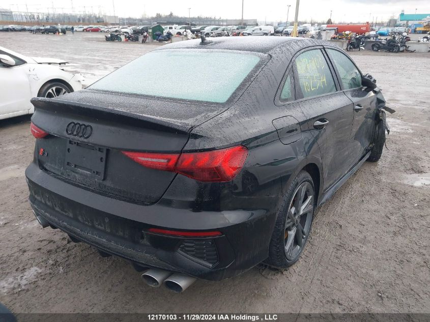 2023 Audi S3 Premium VIN: WAUG3CGY3PA102574 Lot: 12170103