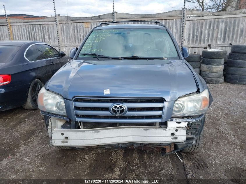 2007 Toyota Highlander V6 VIN: JTEHP21A770212580 Lot: 12170220