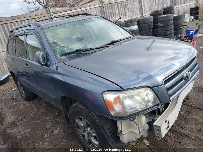 2007 Toyota Highlander V6 VIN: JTEHP21A770212580 Lot: 12170220