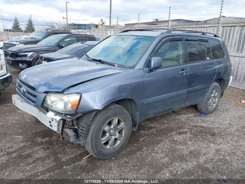 2007 Toyota Highlander V6 VIN: JTEHP21A770212580 Lot: 12170220