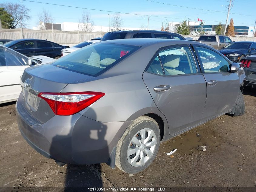 2016 Toyota Corolla Le VIN: 2T1BURHE2GC701981 Lot: 12170353