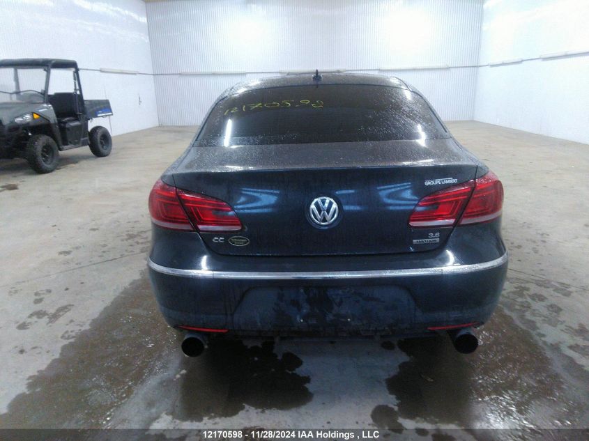 2013 Volkswagen Cc VIN: WVWGU7AN4DE526520 Lot: 12170598