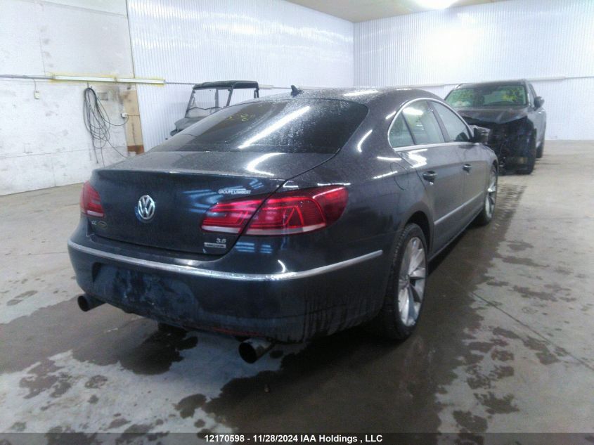 2013 Volkswagen Cc VIN: WVWGU7AN4DE526520 Lot: 12170598