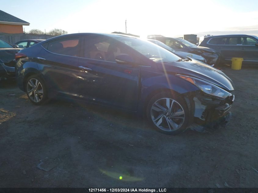 2016 Hyundai Elantra Limited VIN: KMHDH4AH7GU495642 Lot: 12171456