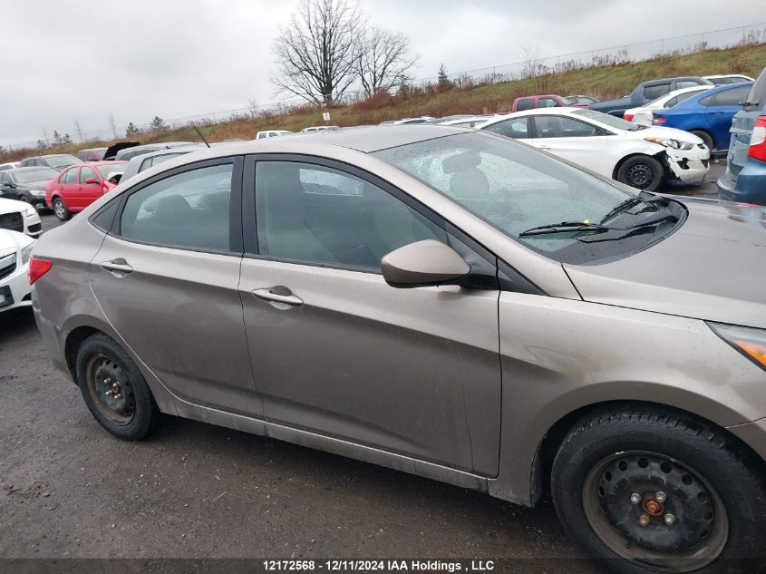 2013 Hyundai Accent VIN: KMHCT4AE6DU281446 Lot: 12172568