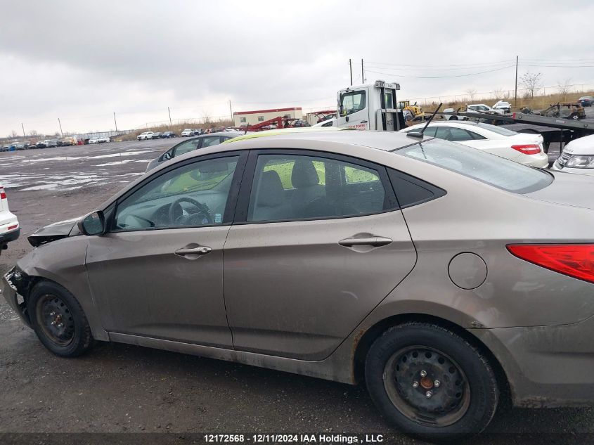 2013 Hyundai Accent VIN: KMHCT4AE6DU281446 Lot: 12172568