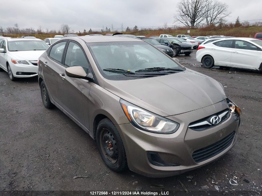 2013 Hyundai Accent VIN: KMHCT4AE6DU281446 Lot: 12172568