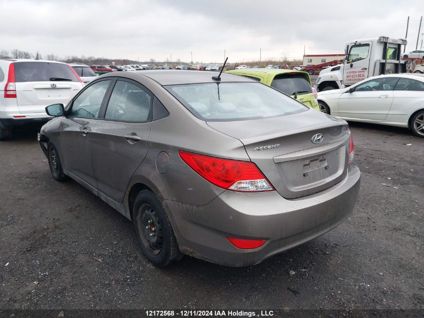 2013 Hyundai Accent VIN: KMHCT4AE6DU281446 Lot: 12172568