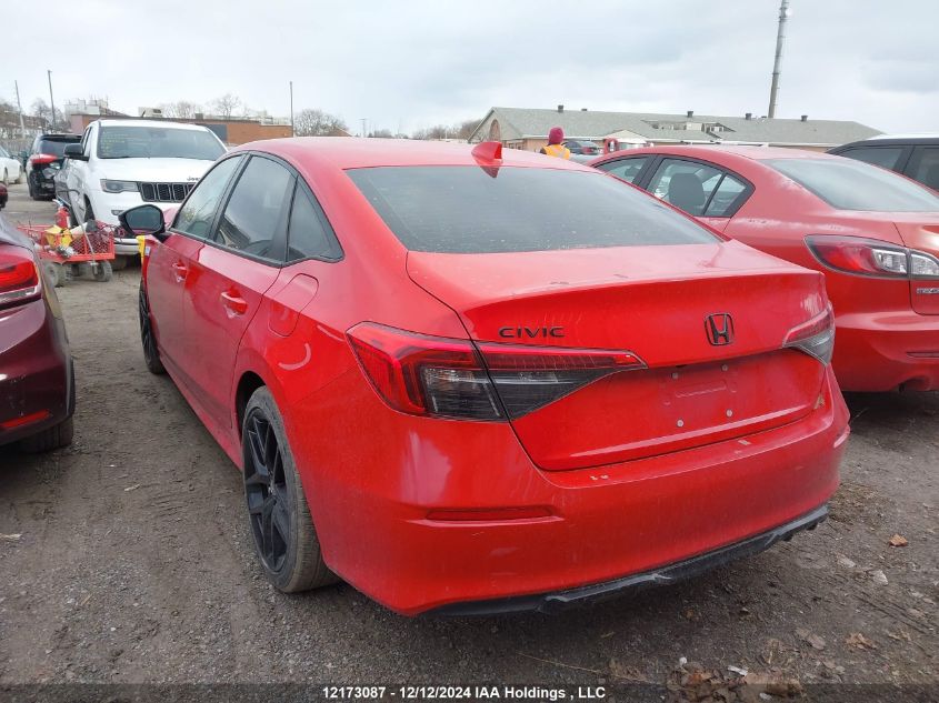 2022 Honda Civic Sedan VIN: 2HGFE2F50NH101716 Lot: 12173087