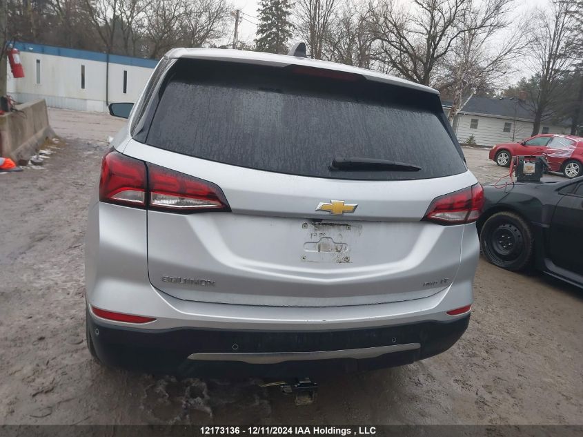 2022 Chevrolet Equinox VIN: 2GNAXUEV6N6118734 Lot: 12173136