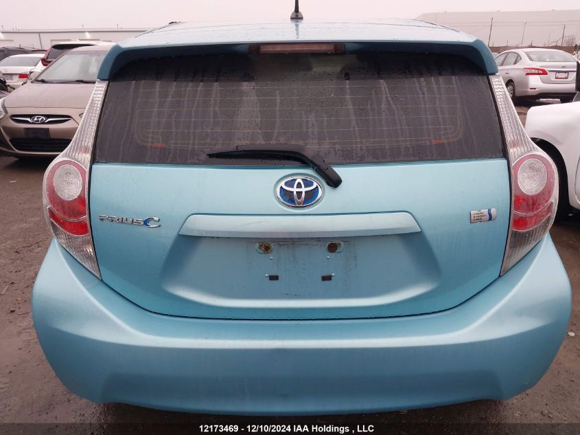 2013 Toyota Prius C VIN: JTDKDTB33D1039820 Lot: 12173469