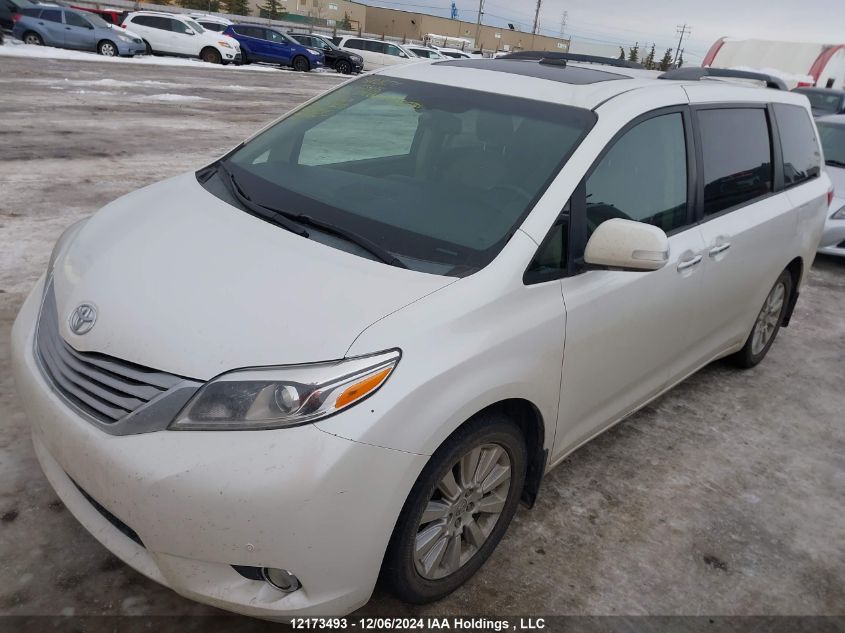 2015 Toyota Sienna Xle/Limited VIN: 5TDDK3DCXFS106964 Lot: 12173493