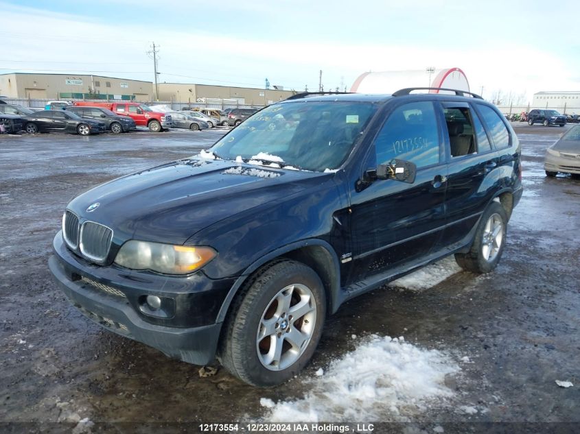 2006 BMW X5 VIN: 5UXFA13576LY33370 Lot: 12173554