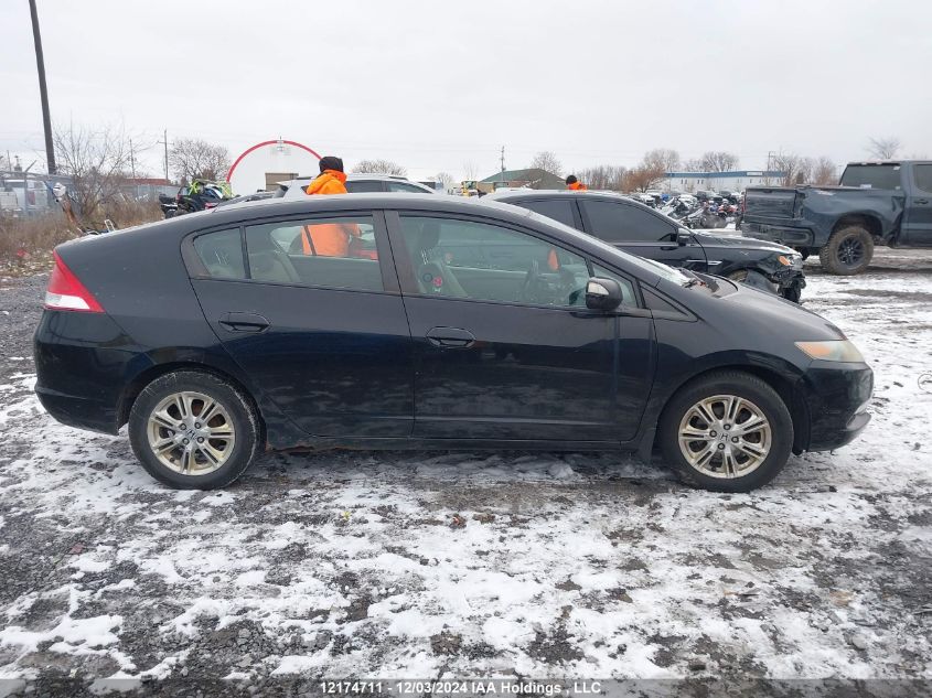 2010 Honda Insight Ex VIN: JHMZE2H76AS800098 Lot: 12174711