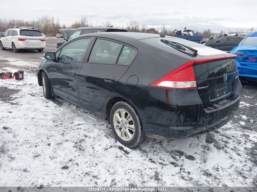 2010 Honda Insight Ex VIN: JHMZE2H76AS800098 Lot: 12174711