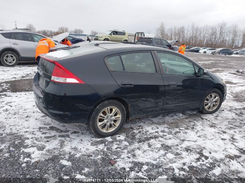 2010 Honda Insight Ex VIN: JHMZE2H76AS800098 Lot: 12174711