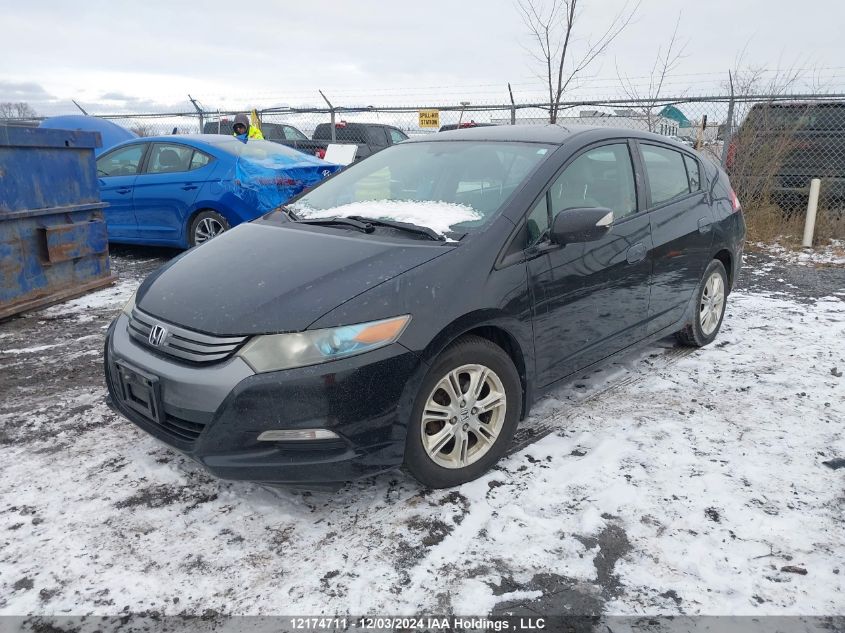 2010 Honda Insight Ex VIN: JHMZE2H76AS800098 Lot: 12174711