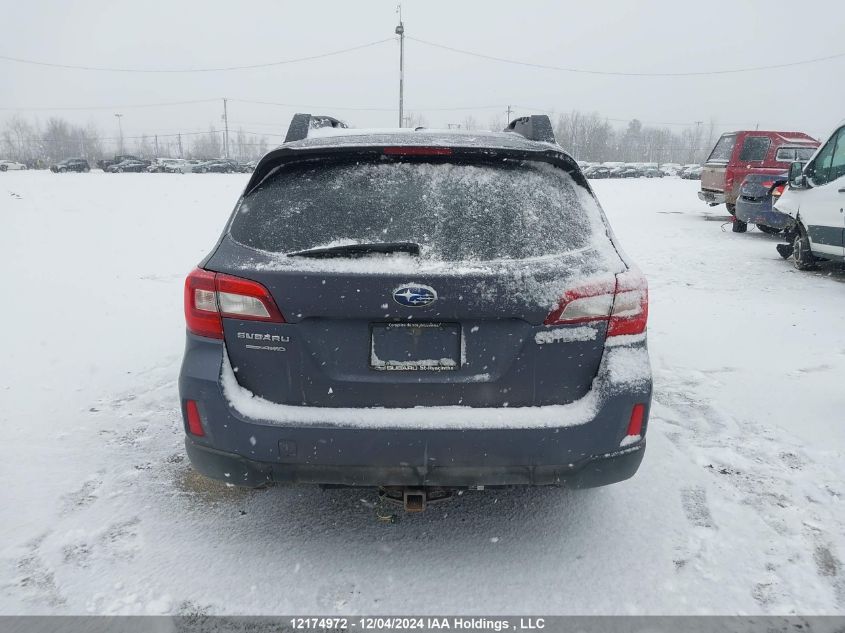 2016 Subaru Outback 2.5I Premium VIN: 4S4BSCDC1G3328265 Lot: 12174972