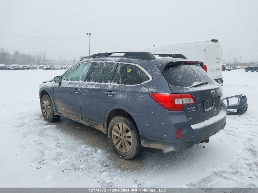 2016 Subaru Outback 2.5I Premium VIN: 4S4BSCDC1G3328265 Lot: 12174972