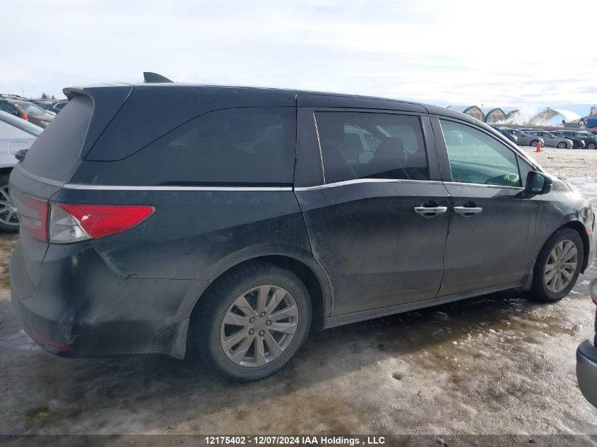 2018 Honda Odyssey Lx VIN: 5FNRL6H24JB504528 Lot: 12175402