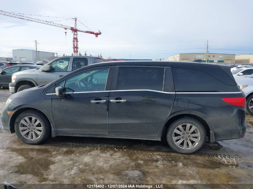 2018 Honda Odyssey Lx VIN: 5FNRL6H24JB504528 Lot: 12175402