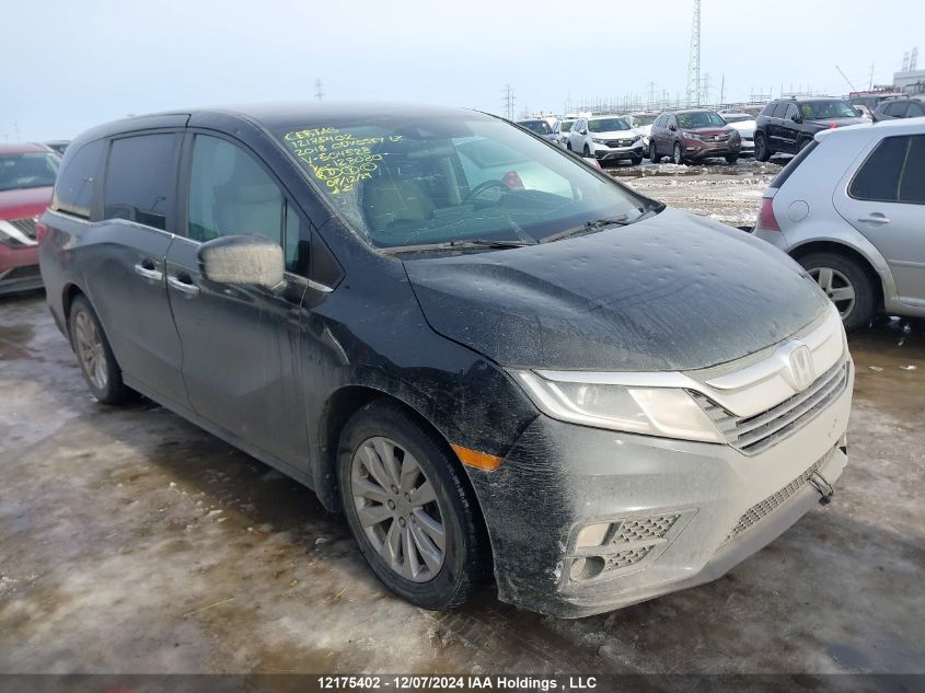 2018 Honda Odyssey Lx VIN: 5FNRL6H24JB504528 Lot: 12175402