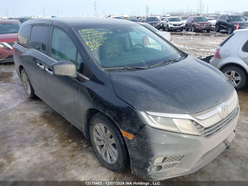 2018 Honda Odyssey Lx VIN: 5FNRL6H24JB504528 Lot: 12175402