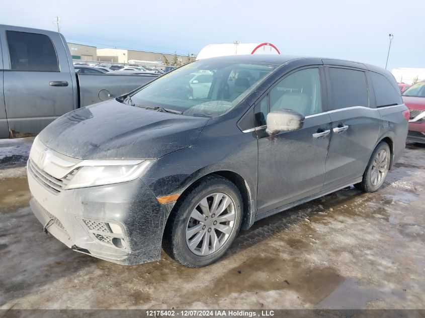 2018 Honda Odyssey Lx VIN: 5FNRL6H24JB504528 Lot: 12175402