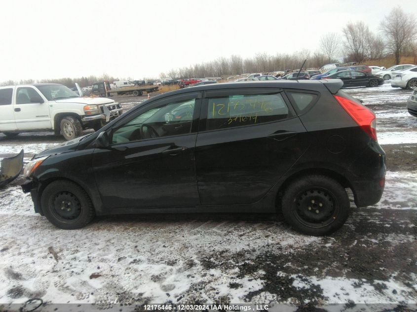 2017 Hyundai Accent Se VIN: KMHCT5AE6HU371644 Lot: 12175446