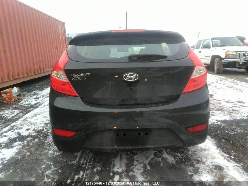 2017 Hyundai Accent Se VIN: KMHCT5AE6HU371644 Lot: 12175446