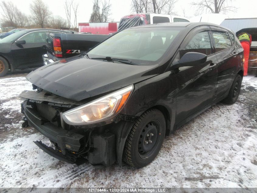 2017 Hyundai Accent Se VIN: KMHCT5AE6HU371644 Lot: 12175446