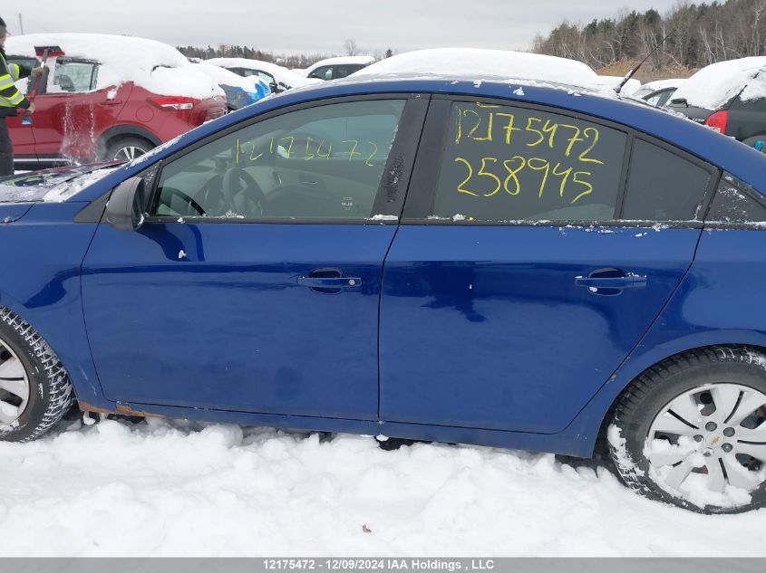 2013 Chevrolet Cruze Ls VIN: 1G1PL5SH3D7258945 Lot: 12175472