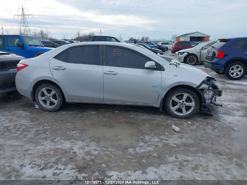 2015 Toyota Corolla Le VIN: 2T1BURHE2FC375873 Lot: 12175571