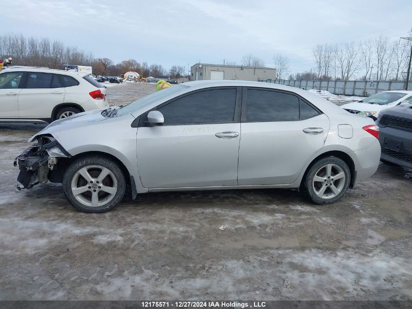 2015 Toyota Corolla Le VIN: 2T1BURHE2FC375873 Lot: 12175571