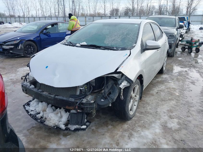 2015 Toyota Corolla Le VIN: 2T1BURHE2FC375873 Lot: 12175571