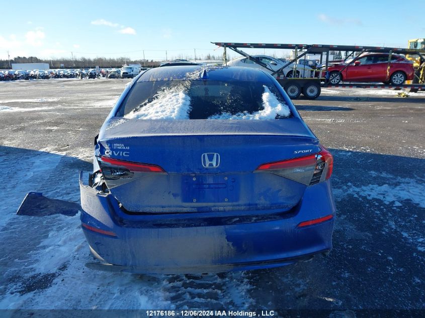 2022 Honda Civic Sedan VIN: 2HGFE2F53NH108031 Lot: 12176186