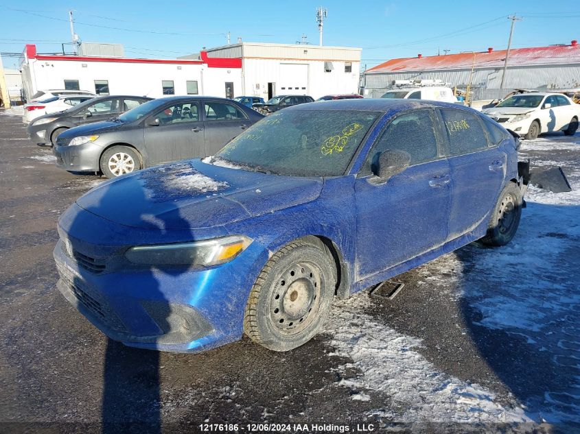 2022 Honda Civic Sedan VIN: 2HGFE2F53NH108031 Lot: 12176186